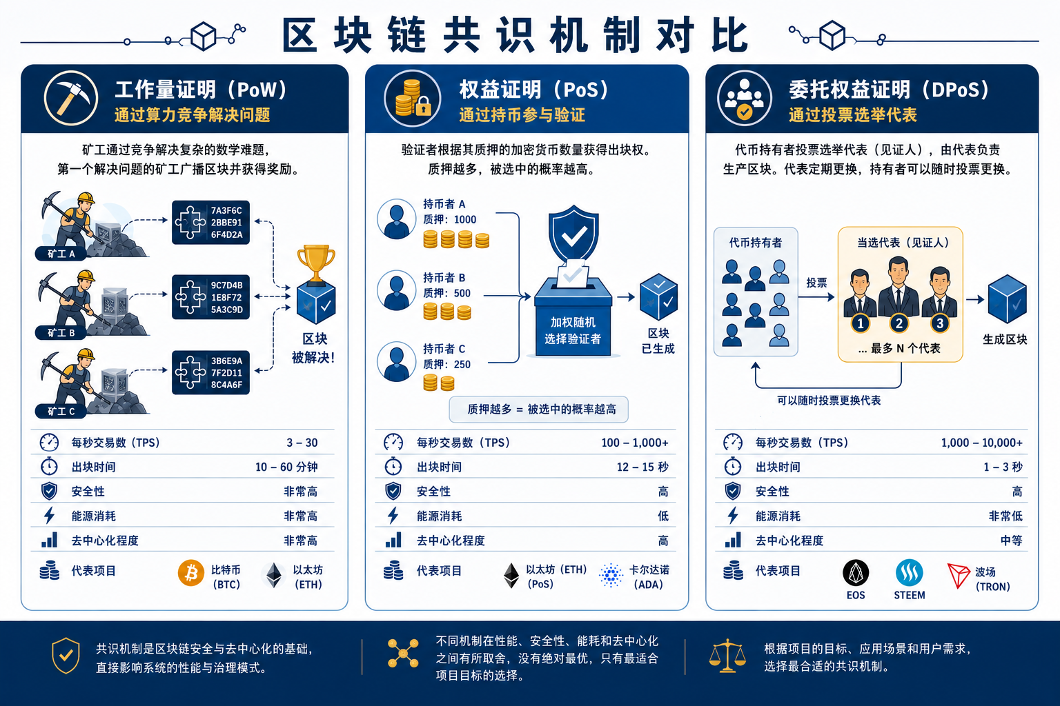 共识机制对比